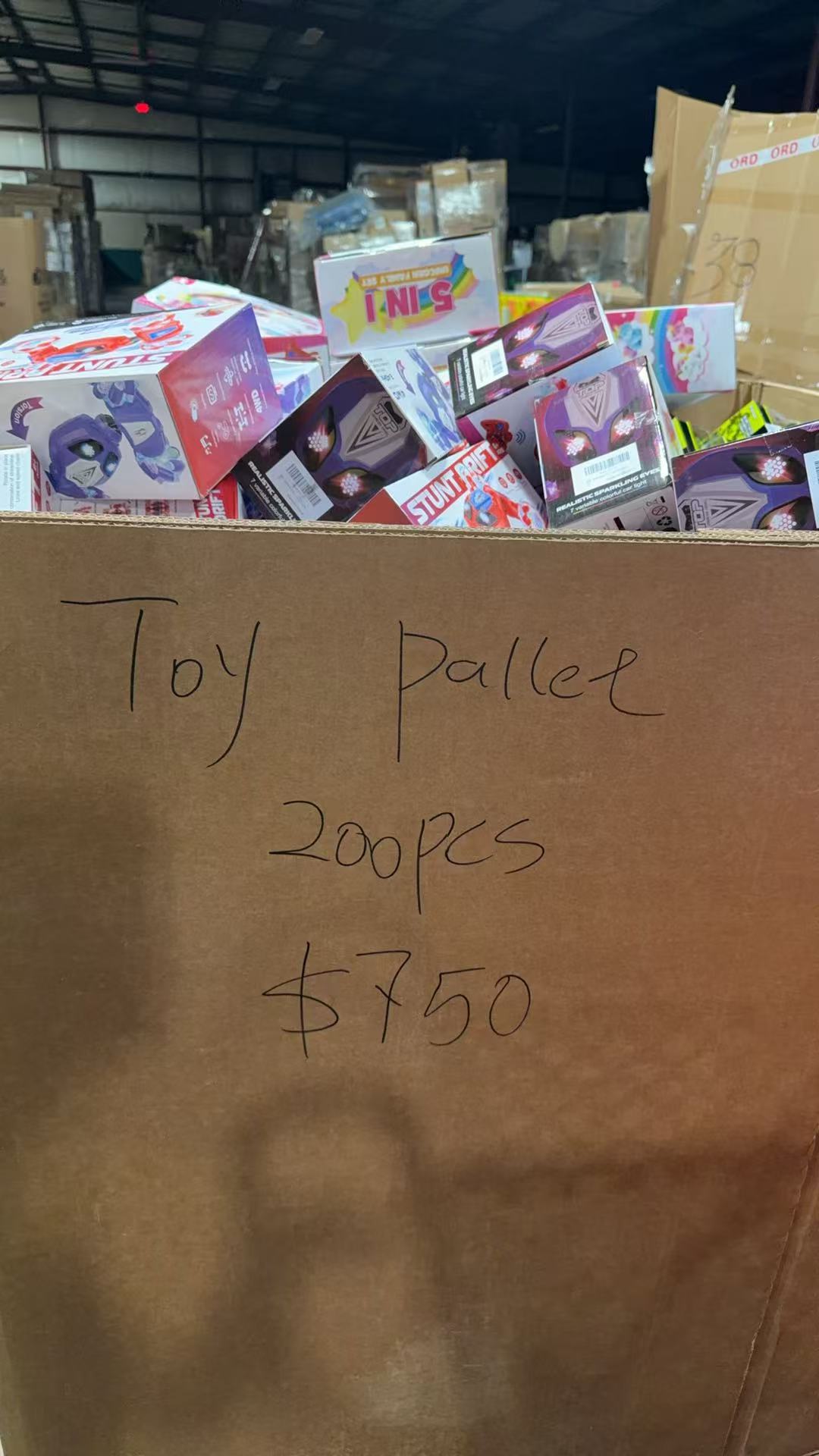 Toy Pallets 200 pcs